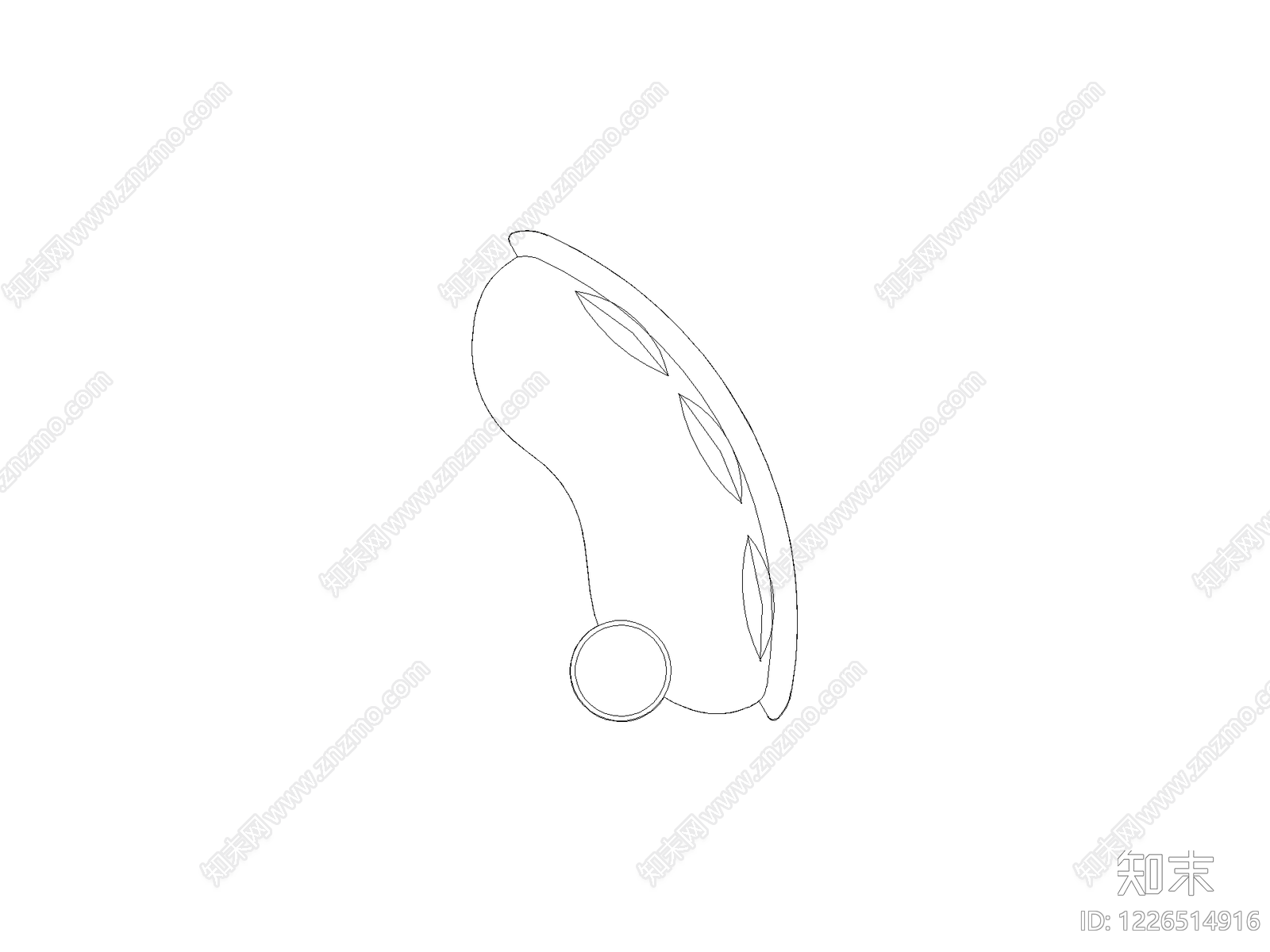 现代开关插座CAD图纸