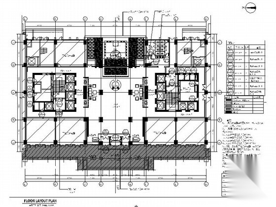 [河南]市行政中心广场现代甲级写字楼装修施工图（含电气...施工图下载【ID:160704106】