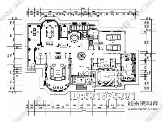 施工图重庆高档豪华欧式风格酒店式别墅室内装修施工图含效果图cad施工图下载【ID:531975381】