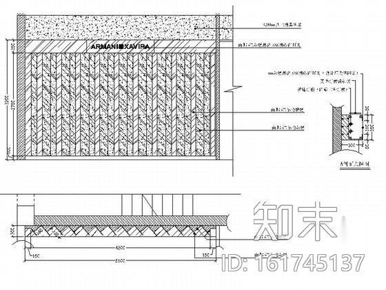 [浙江]某时尚家具专卖店室内设计施工图施工图下载【ID:161745137】