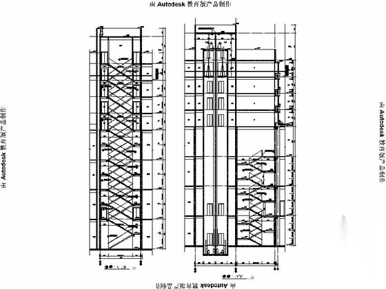 [安徽]18层商业综合体建筑施工图（甲级设计院）cad施工图下载【ID:166707117】