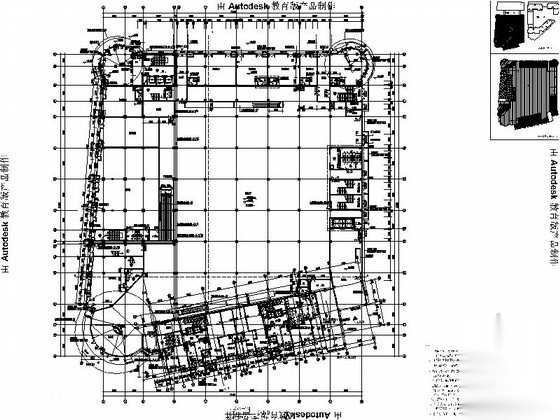 [安徽]18层商业综合体建筑施工图（甲级设计院）cad施工图下载【ID:166707117】