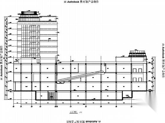 [安徽]18层商业综合体建筑施工图（甲级设计院）cad施工图下载【ID:166707117】