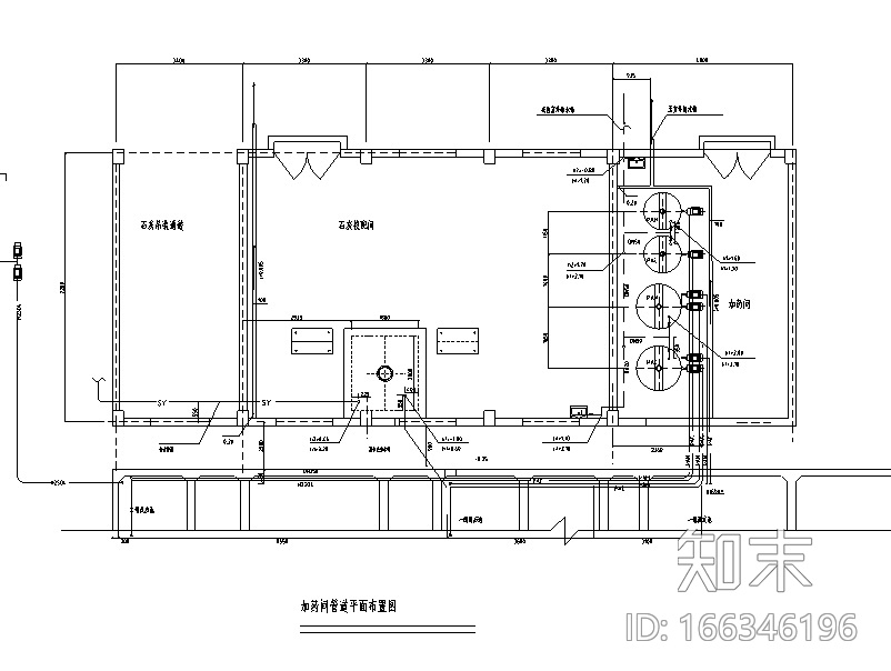 [广东]垃圾填埋场废水处理工艺图（CAD）cad施工图下载【ID:166346196】