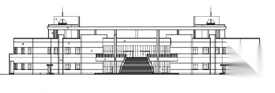 某食堂建筑方案图cad施工图下载【ID:151666150】