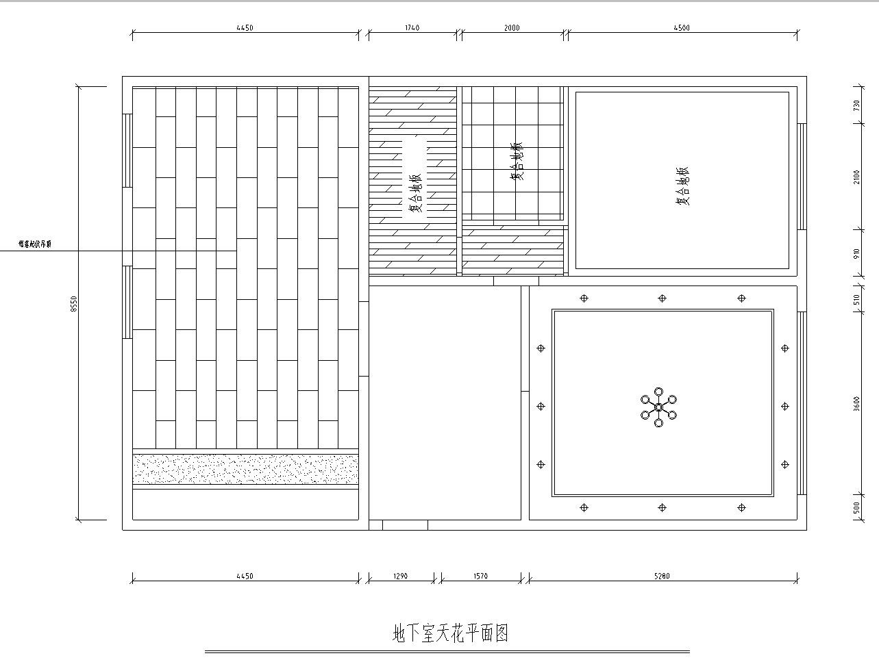 一套家装样板房室内施工图（附实景图）cad施工图下载【ID:160389146】