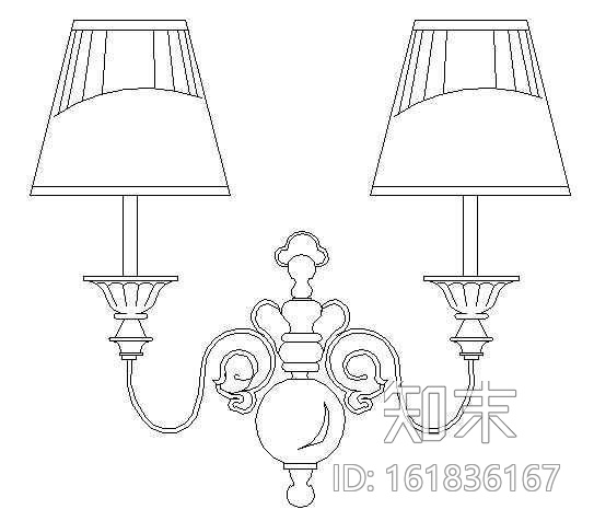 壁灯图块11施工图下载【ID:161836167】