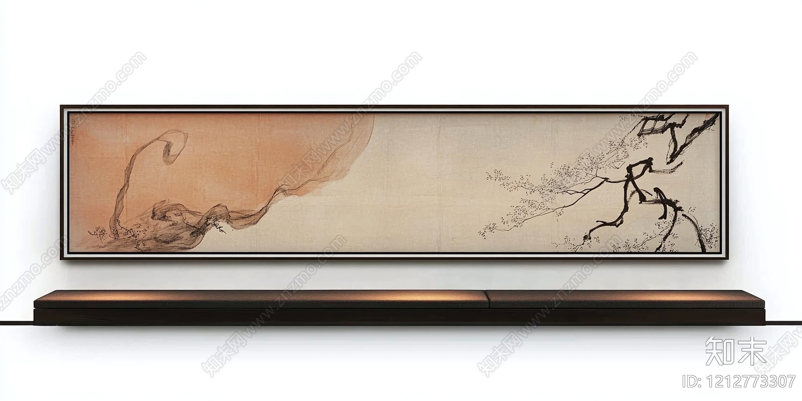 水墨画贴图下载【ID:1212773307】