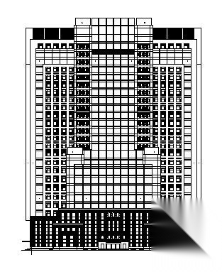 某二十八层医院建筑方案图纸cad施工图下载【ID:151592183】