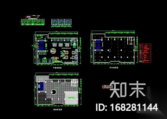 音乐餐厅室内设计装修图施工图下载【ID:168281144】