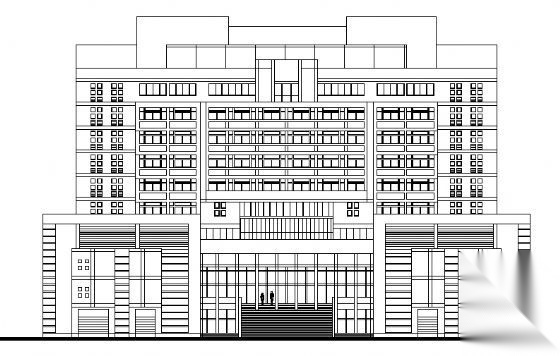 某高校综合楼建筑设计方案cad施工图下载【ID:151576157】