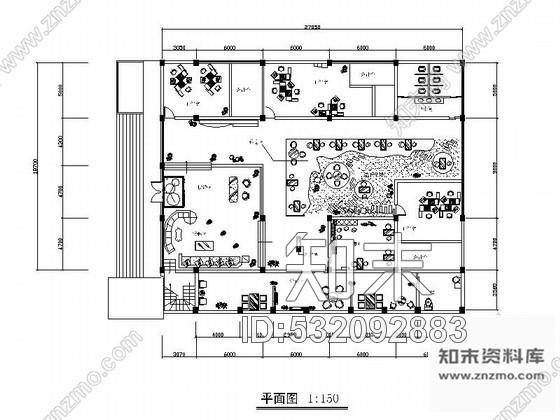 施工图形象设计工作室装修设计图cad施工图下载【ID:532092883】