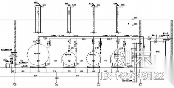 [内蒙古]蒸汽锅炉房设计施工图cad施工图下载【ID:165649122】