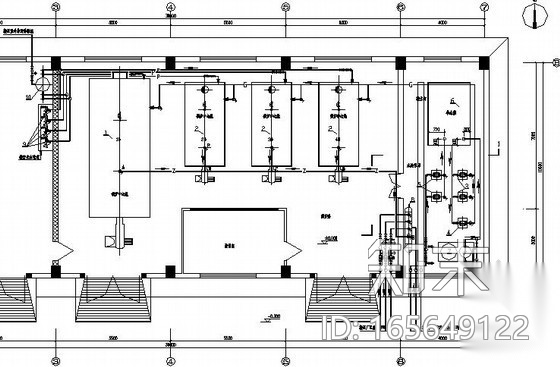 [内蒙古]蒸汽锅炉房设计施工图cad施工图下载【ID:165649122】