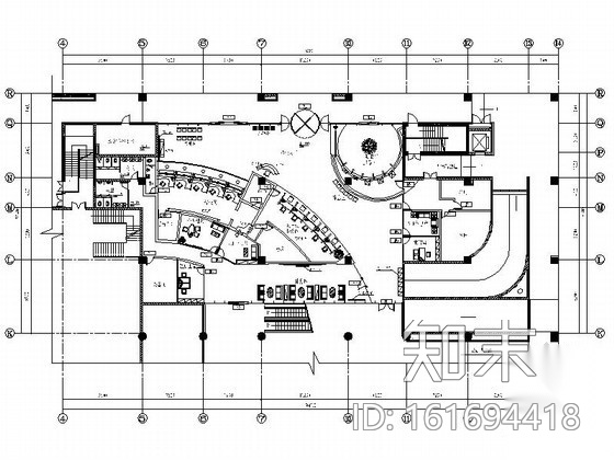 [江苏]某银行支行室内装修图施工图下载【ID:161694418】