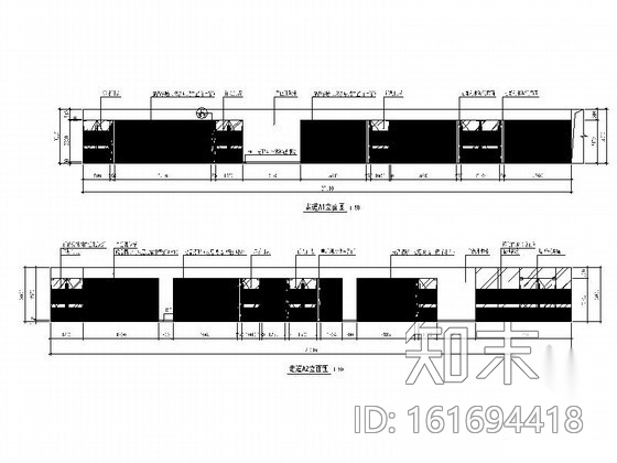 [江苏]某银行支行室内装修图施工图下载【ID:161694418】