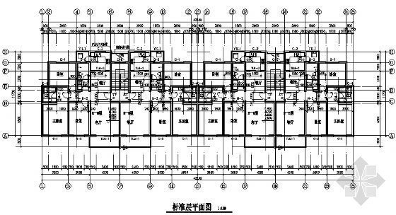 七层住宅建筑施工图cad施工图下载【ID:149557171】