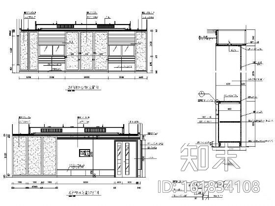 [浙江]某房地产公司办公空间装修图cad施工图下载【ID:161834108】