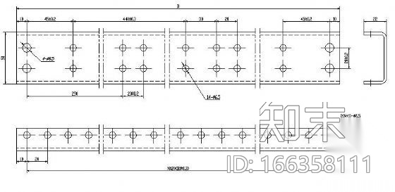 GCS配电柜体结构图cad施工图下载【ID:166358111】