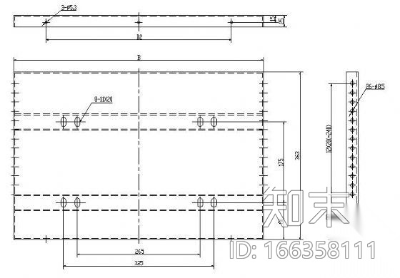 GCS配电柜体结构图cad施工图下载【ID:166358111】