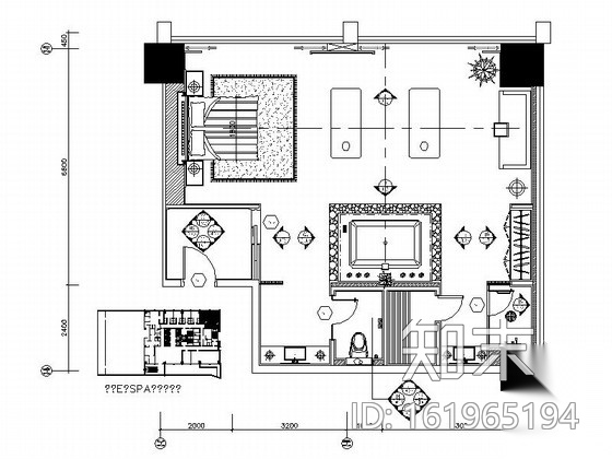 [重庆]某五星级酒店SPA05包间施工图cad施工图下载【ID:161965194】