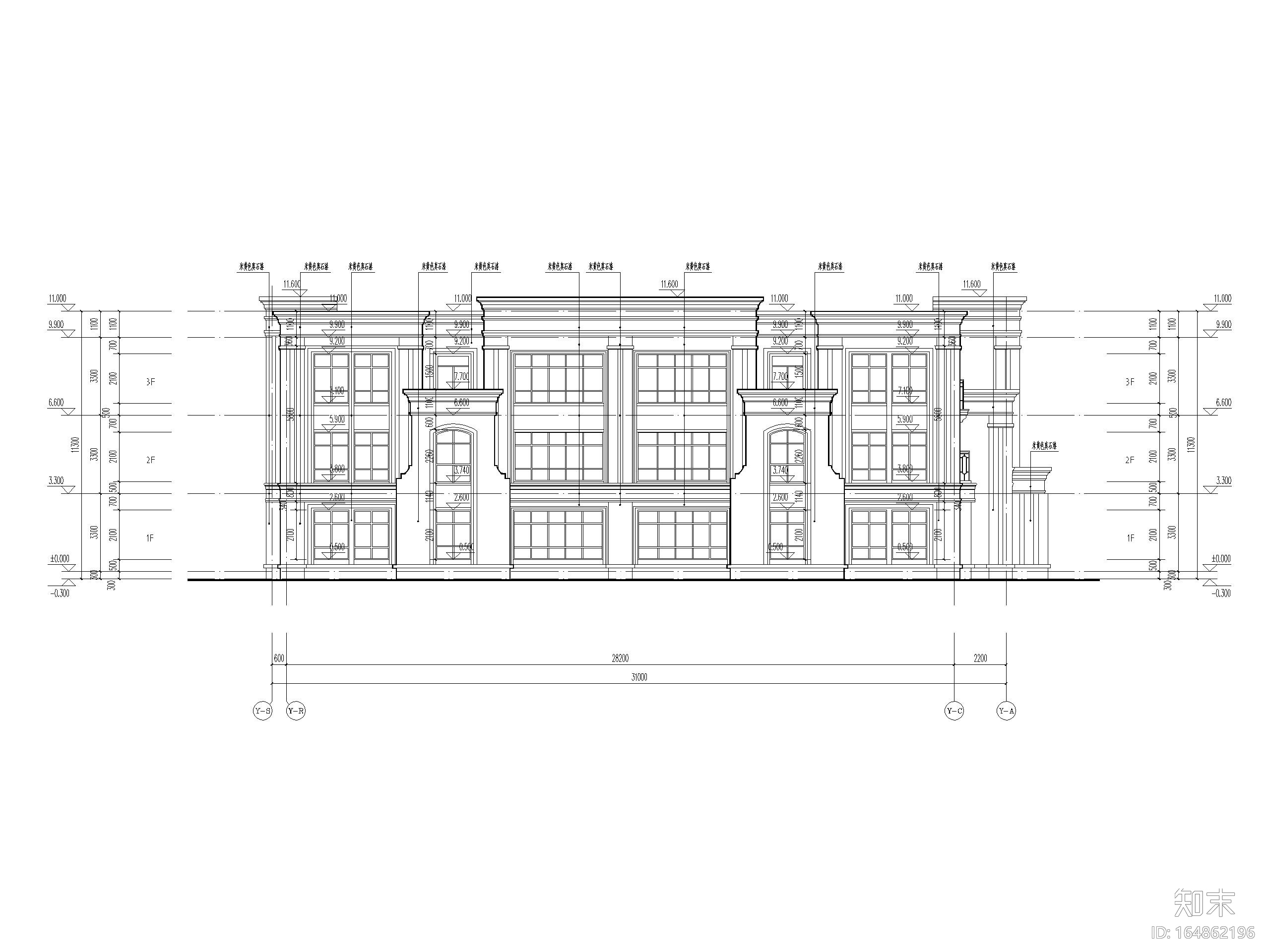 三层6班幼儿园建筑施工图_框架结构施工图下载【ID:164862196】