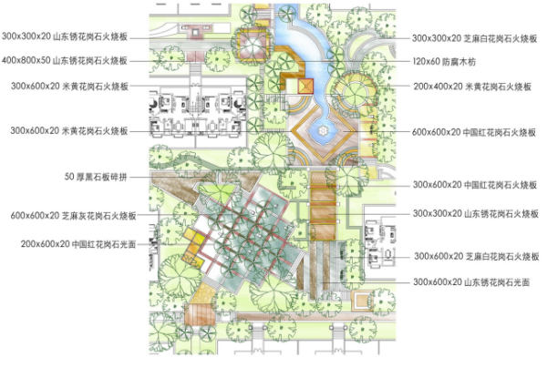 [四川]法式风情乡野庄园居住区景观设计方案cad施工图下载【ID:161084122】