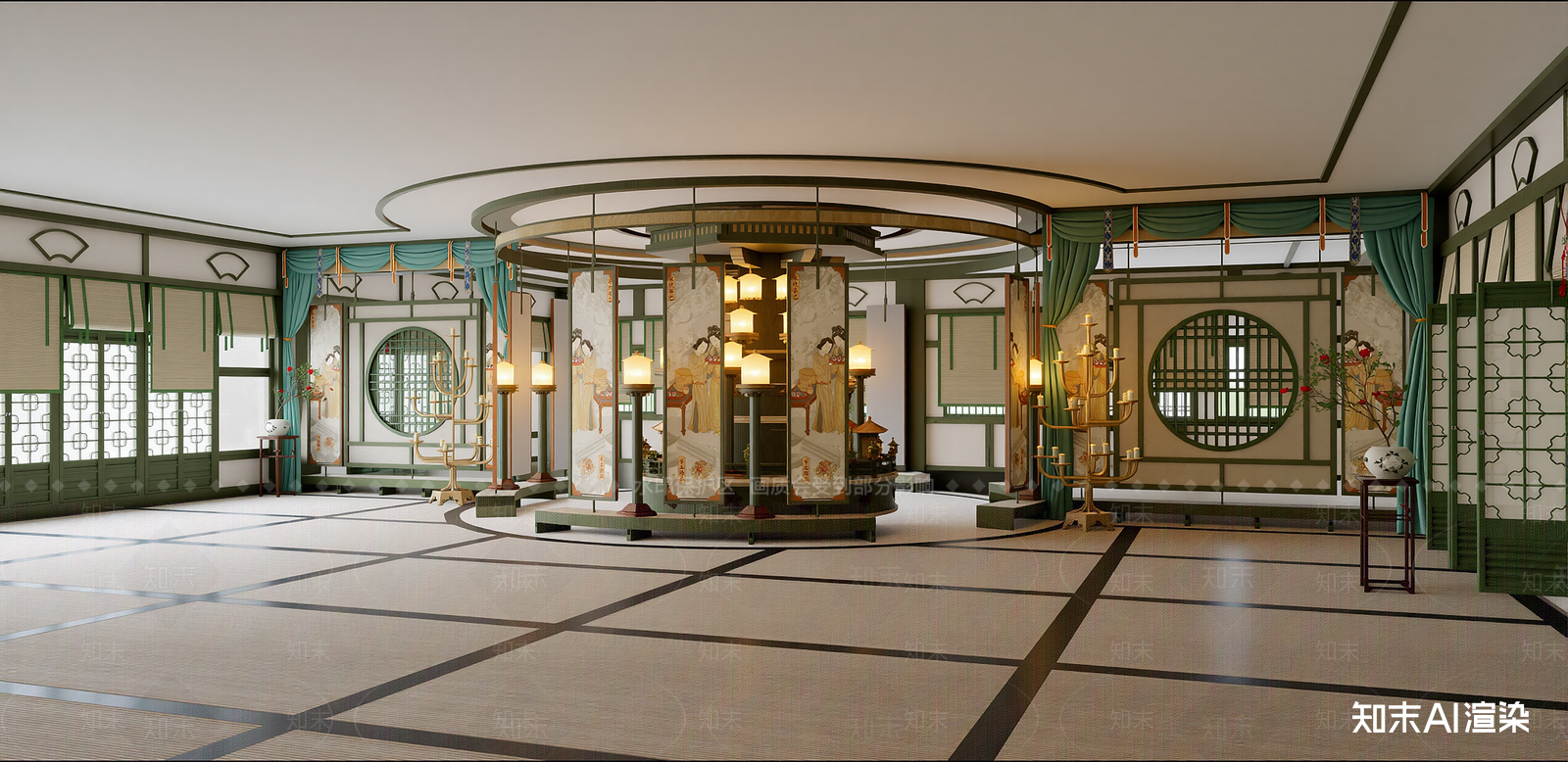 中式其他店铺SU模型下载【ID:1216012903】