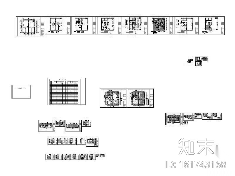 [广东]欧式风格售楼处装修图(含效果)cad施工图下载【ID:161743168】