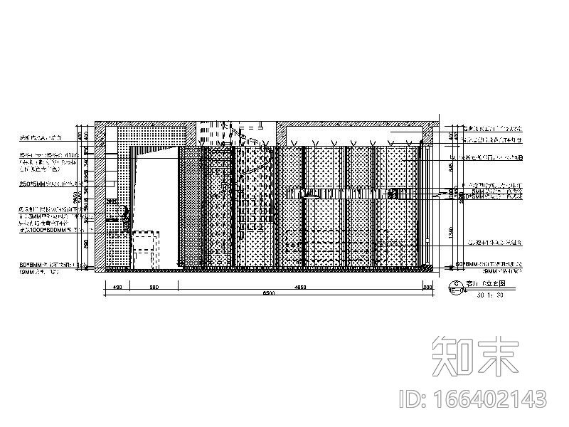 [广东]现代风格复式样板房CAD施工图（含效果图）cad施工图下载【ID:166402143】