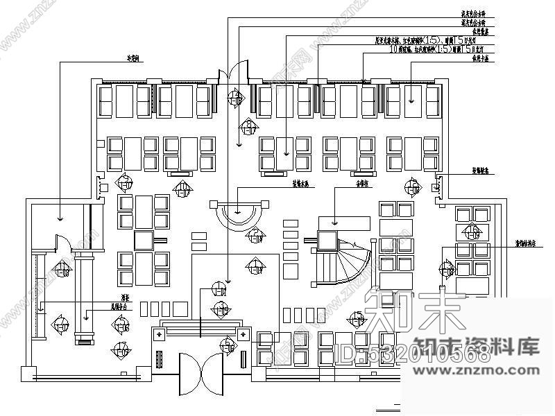 施工图某茶园室内设计施工图含效果cad施工图下载【ID:532010568】