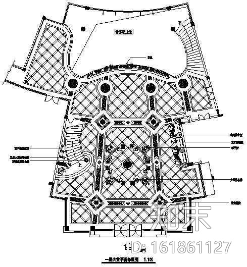 某高级会所室内装修图cad施工图下载【ID:161861127】