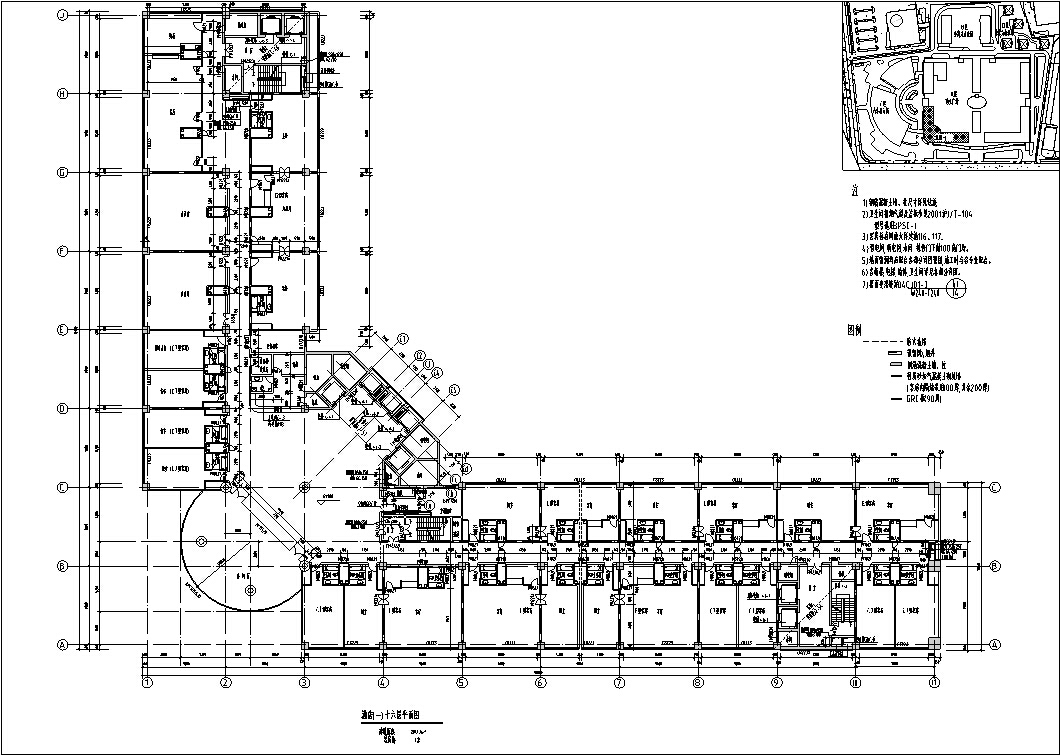 3套四星级酒店建筑设计方案施工图CADcad施工图下载【ID:166446155】