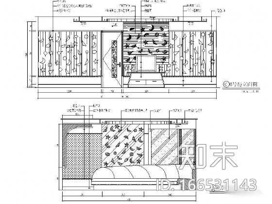 某豪华卡拉OK室内装修图cad施工图下载【ID:166531143】