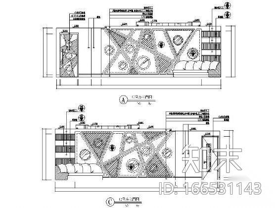 某豪华卡拉OK室内装修图cad施工图下载【ID:166531143】