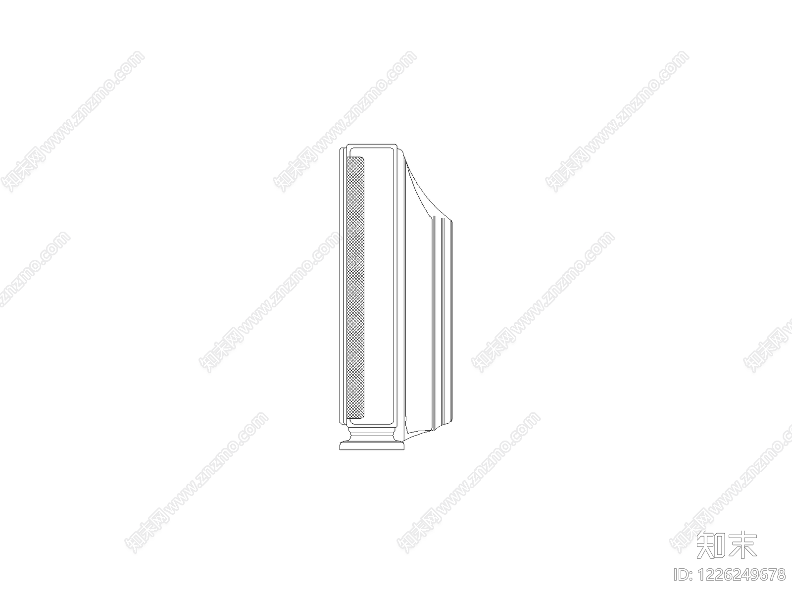 背景墙cad施工图下载【ID:1226249678】