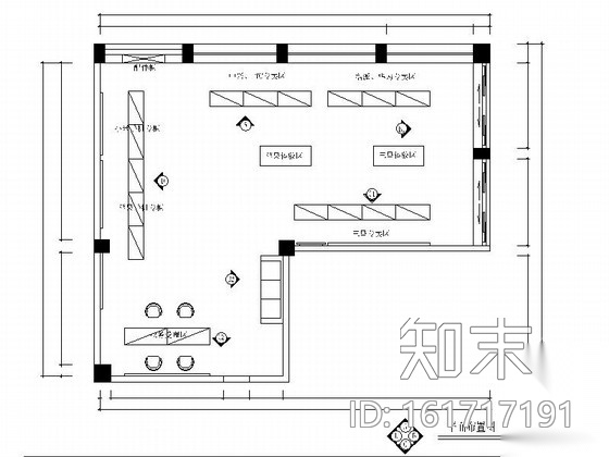 [湖南]现代风格手机店室内装修图cad施工图下载【ID:161717191】