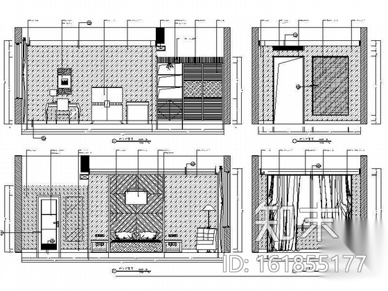 某花园国际酒店施工图cad施工图下载【ID:161855177】