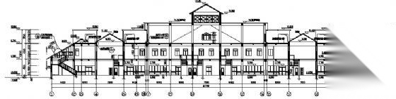 某中式风格商业建筑施工图cad施工图下载【ID:151455132】