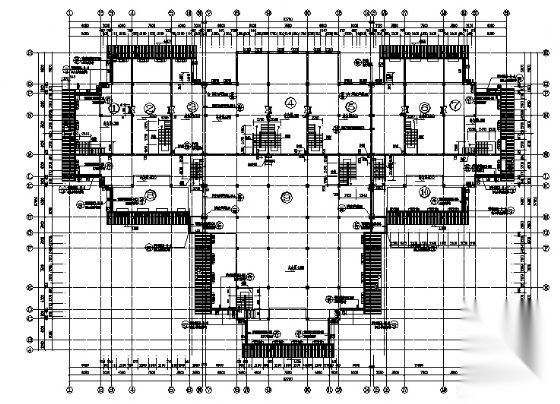 某中式风格商业建筑施工图cad施工图下载【ID:151455132】