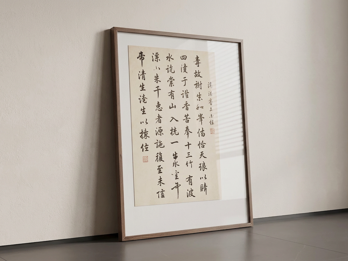 新中式字画SU模型草图