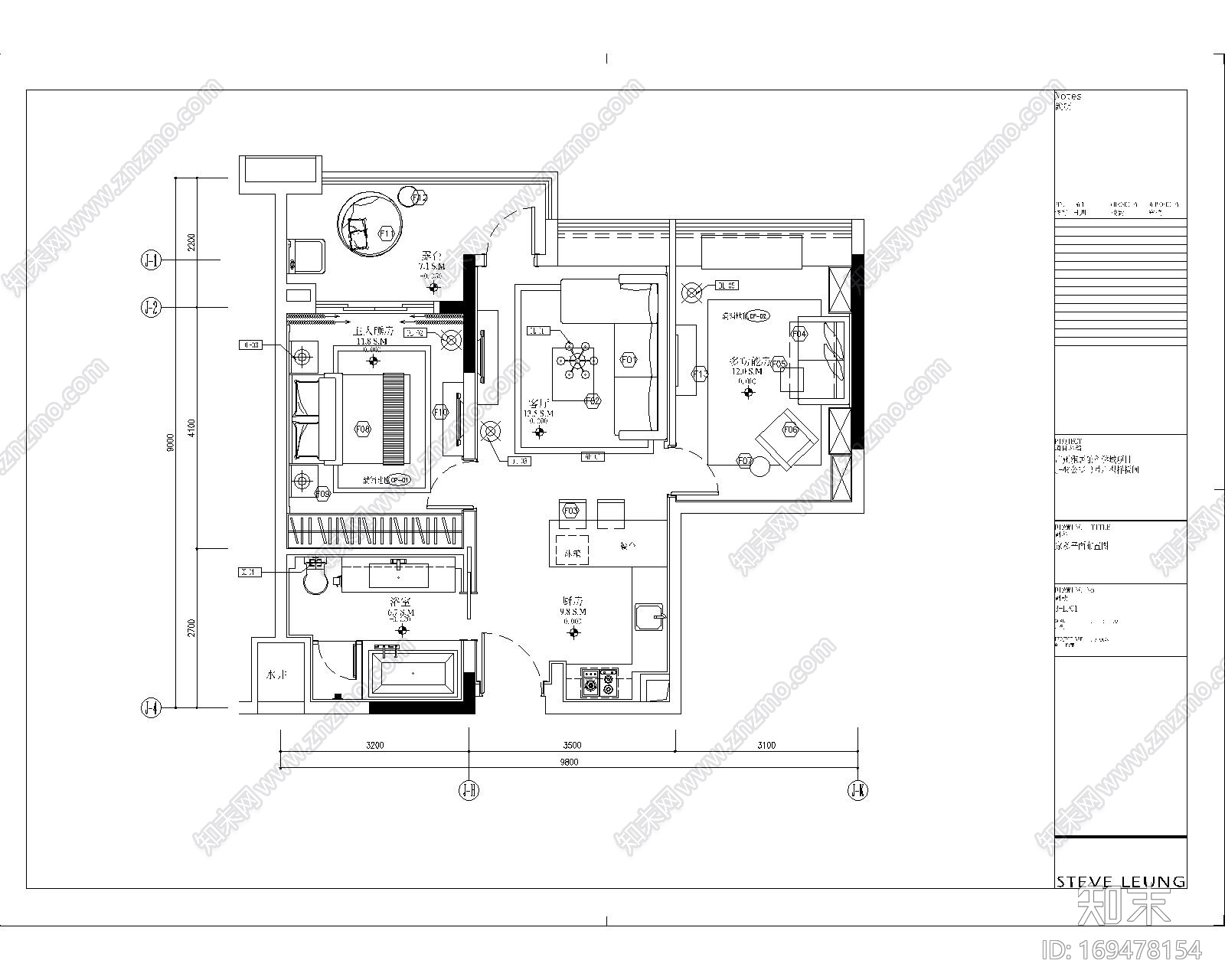 梁志天科学城公寓施工图cad施工图下载【ID:169478154】