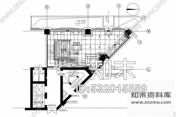 施工图江西传统养生茶文化会所室内装修图cad施工图下载【ID:532015589】