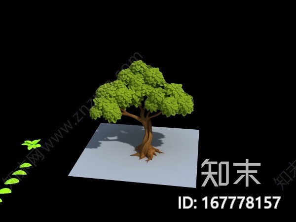 游戏场景。树2~3D模型~CG模型下载【ID:167778157】