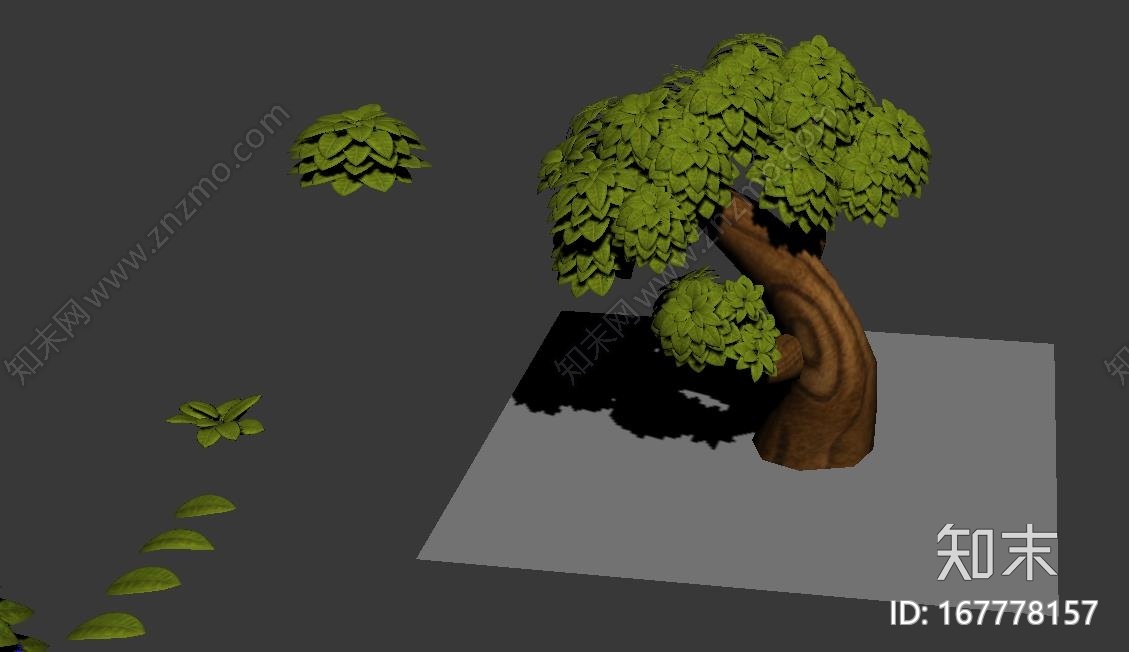游戏场景。树2~3D模型~CG模型下载【ID:167778157】