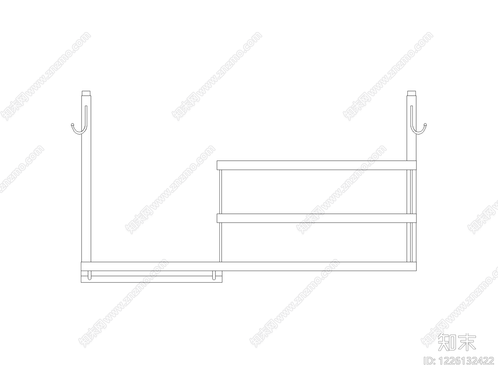 现代柜子CAD图纸