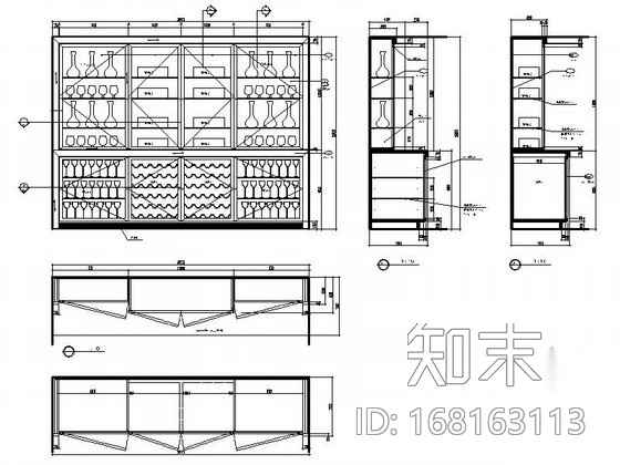 酒吧cad施工图下载【ID:168163113】