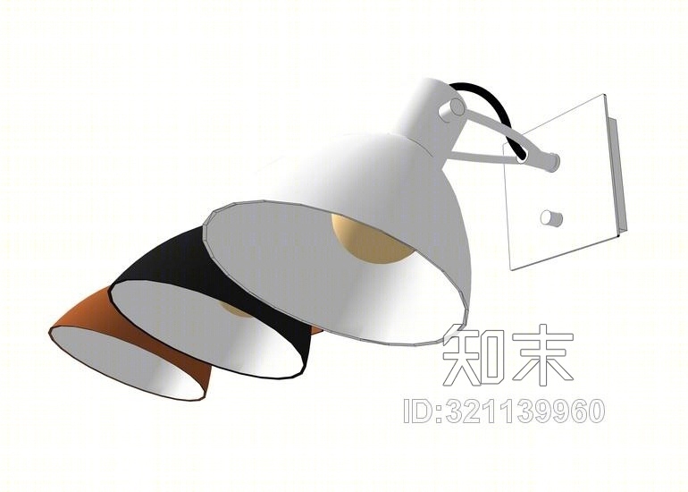 壁灯SU模型下载【ID:321139960】