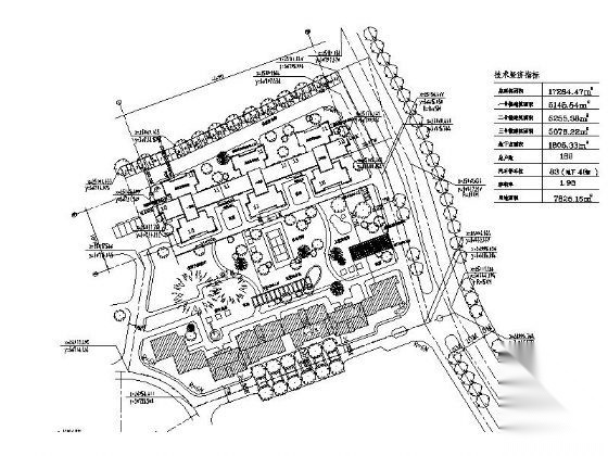 [广州]某十一层单元式、顶层复式住宅楼建筑施工图cad施工图下载【ID:167241194】