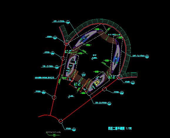 某知名艺术中心建筑施工图（图纸齐全）cad施工图下载【ID:165610163】